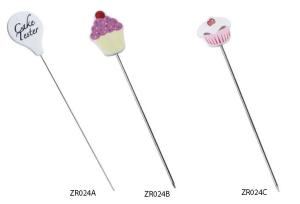 Quality Wholesale Stainless Steel Reusable Metal Cake Probe Cake Testing Needle And Bread Tester wholesale