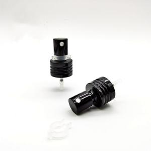 Quality Metal Black Thread 24mm Crimp Spray Pump Head For Perfume Bottles wholesale