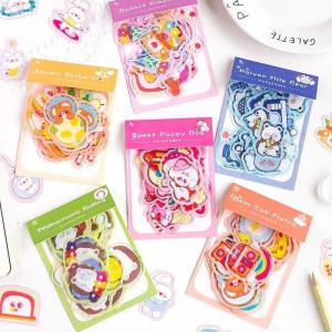 Quality Offset Printed Pvc Cartoon Sticker Sheet 50 Sheets/Pack wholesale