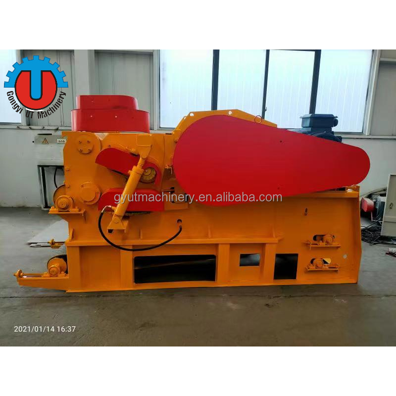 Forestry Machinery Mobile Wood Chipper Shredder Machine for Producing 3-5cm Wood Chips