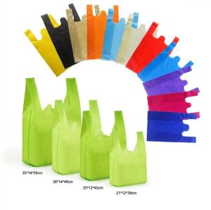 Quality Customizable Promotional Non-Woven Fashion Shopping Tote Bags Non-Woven Bags wholesale