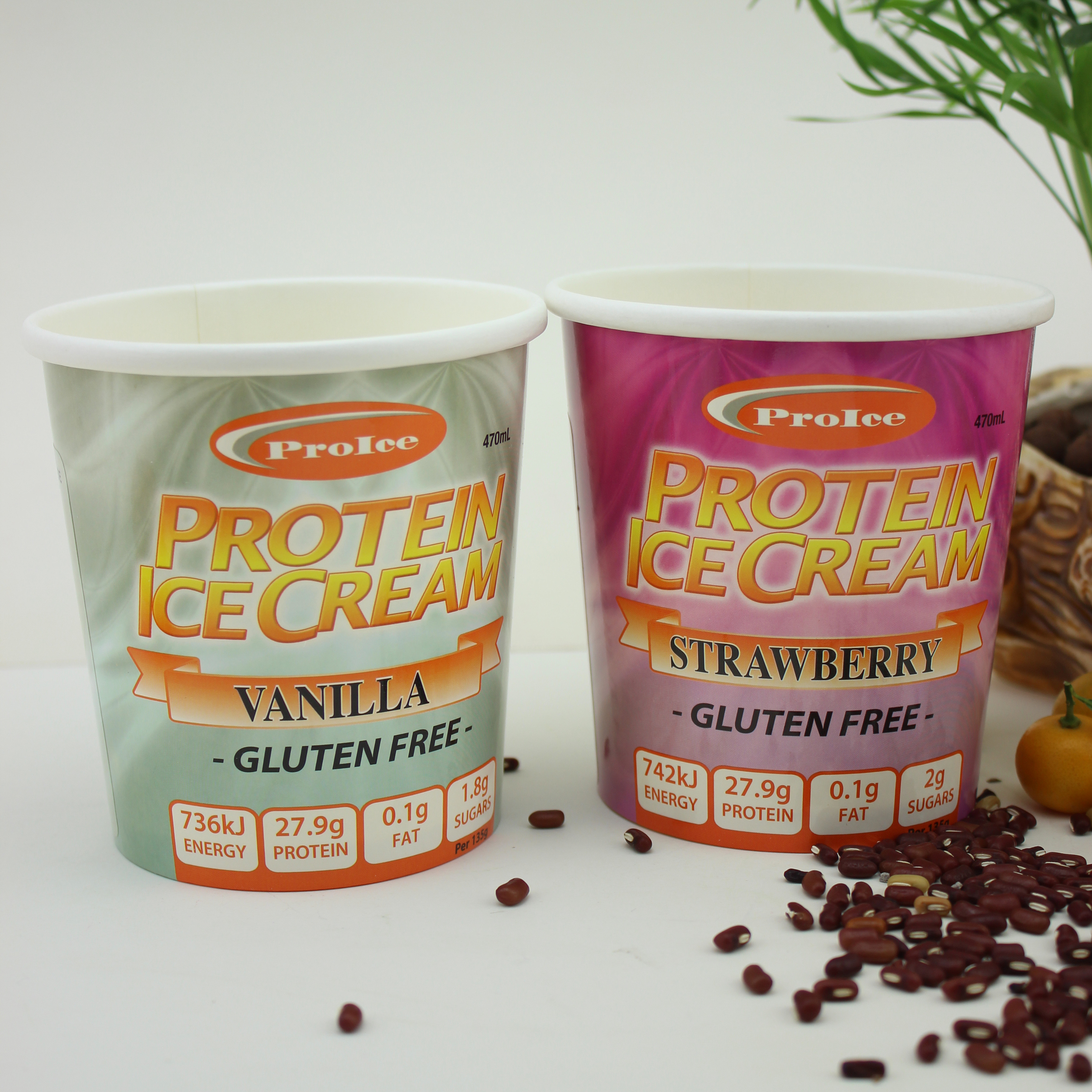 Eco Friendly Ice Cream Paper Cup With Lid 16oz 475ml Frozen Yogurt Container