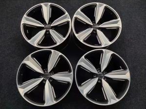 Quality Aluminum Alloy ET26 5 Spoke 66.5 Hole 20 Inch Gloss Black Rims For Audi RS5 2019 wholesale