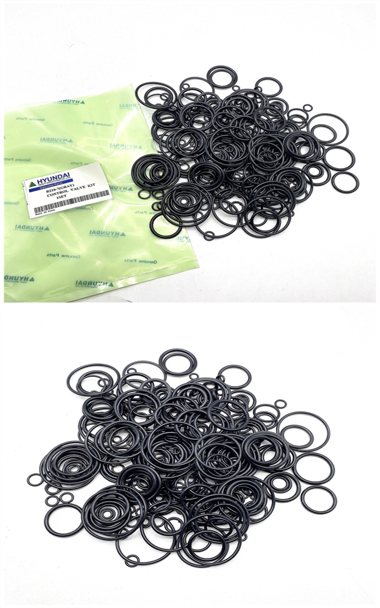 Red Valve Hydraulic Valve O Rings R210-7 Standard Size 90-95 Shore A