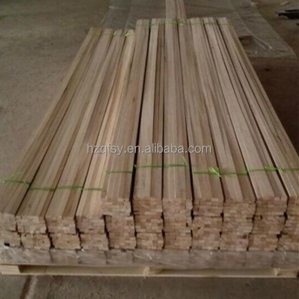 Building Construction Paulownia Triangle Chamfer Timber Strip