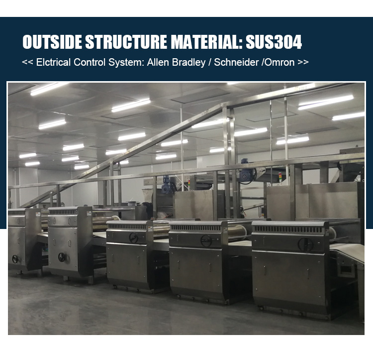 Complete Wafer Biscuit Production Line Automatic For Snack Factory
