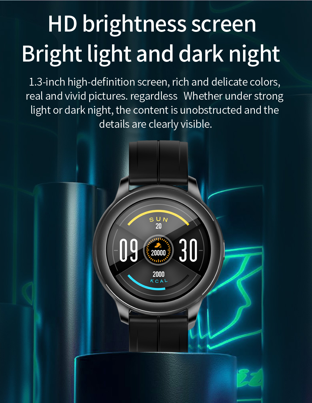 CF22 Blood Pressure Smartwatch 1.28 Inch Fitness Tracker Android Battery Replacement