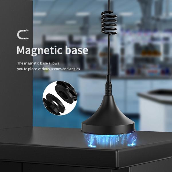50 Ohm Input Impendence Magnetic Base 433Mhz Suction Antenna for Ham Radio V.S.W