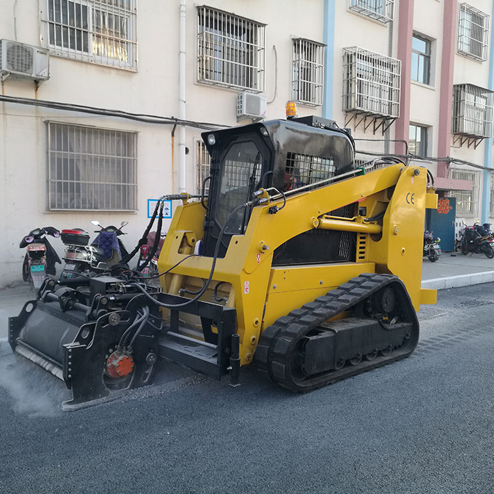 SNSC EPA EV Engine 350kg 500kg Mini Diesel Skid Steer Loader Max Dumping Height 2050mm