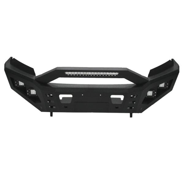 OEM Manufacturer Wholesale Black Textured Steel Front Bumper For Vigo NP300 Revo