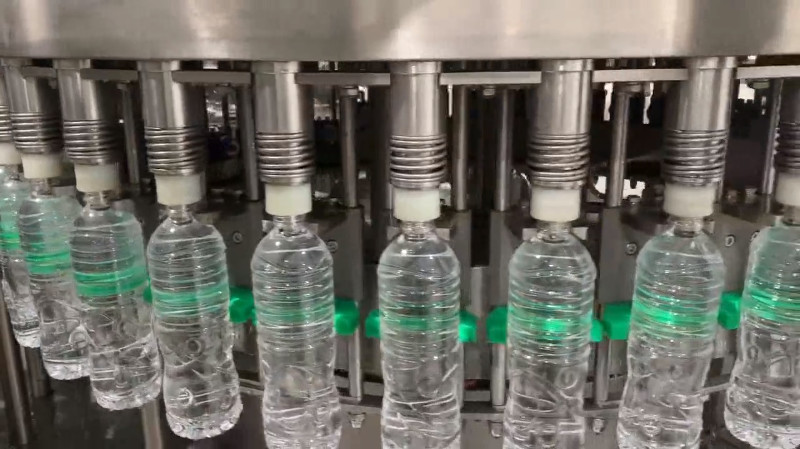 Drinking Pure Mineral Water Blowing Machine Washing Rinsing Filling Bottling