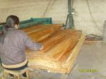 White / Brown Birch Rotary Cut Wood Veneer , Quilted Maple Veneer