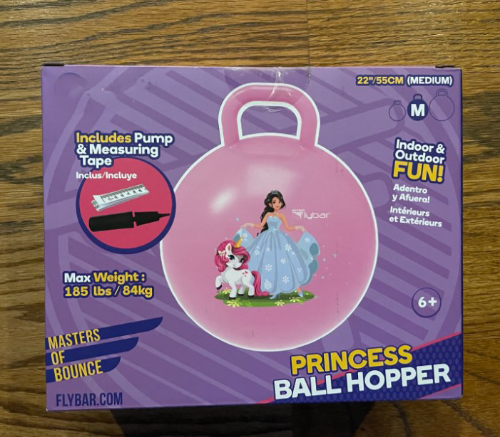 Kids' Bouncy Jumping Ball with Rubber Handle 18''-24'' Diameter and Customized Design