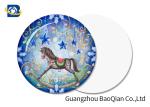 Whirligig Horse Pattern 3d Printing Business Cards Plsatic PET / PP Material
