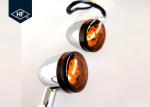 Chrome 20 LED Aftermarket Motorcycle Lights For Harley / Honda / Yamaha