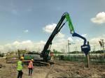 69 To 78 Ton Excavator Mounted Vibro Hammer For Large Piling Construction
