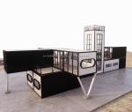 Galvanized Steel Square Tubes Container Shop Shipping Container Portable Shop