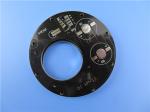 Metal Core PCB Built On Aluminum Base With Black Solder Mask