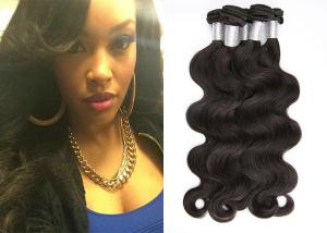 Quality 5A Virgin Peruvian Hair Extensions , 14 Inch 32 Inch Deep Wave Hair wholesale