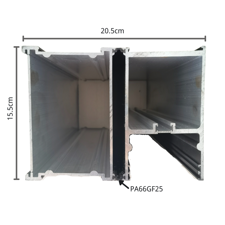 Anodized T3 T4 T5 Conservatory Aluminium Profiles Home Decoration