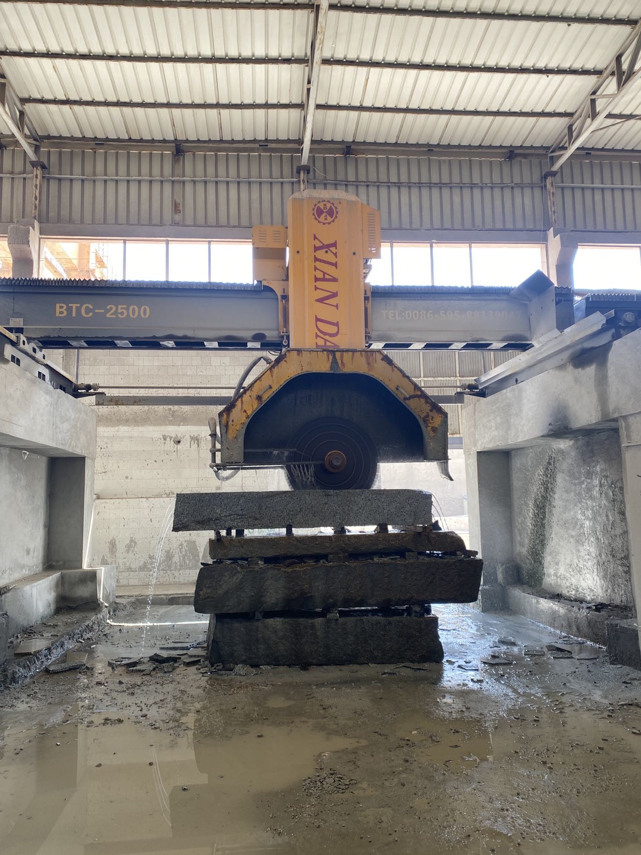 55kw Main Power Stone Cutting Machine For Precise Cutting Performance