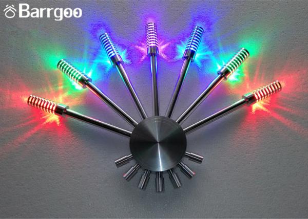 7 Heads LED Wall Lamp , Led Wall Lights Indoor Colorful White Bar KTV Shop