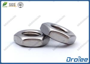 Quality 18-8/304 Stainless Steel Thin Hex Jam Nut wholesale
