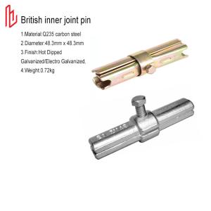 Quality British Inner Scaffolding Joint Pin Hot Dipped Galvanized BS1139 EN74 Standard wholesale