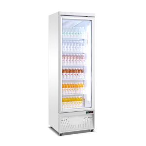 Quality 450L Supermarket Upright Display Fridge Glass Door Refrigerator Beverage Bottle Cooler wholesale