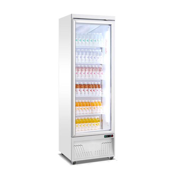 450L Supermarket Upright Display Fridge Glass Door Refrigerator Beverage Bottle