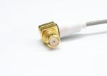 SMP Female Right Angle RF Cable Assemblies For Mobile Communication Cable