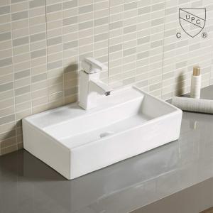 Quality Sleek And Elegant Vessel Sinks Ceramic Bathroom Unique Over The Top Wash Basin wholesale