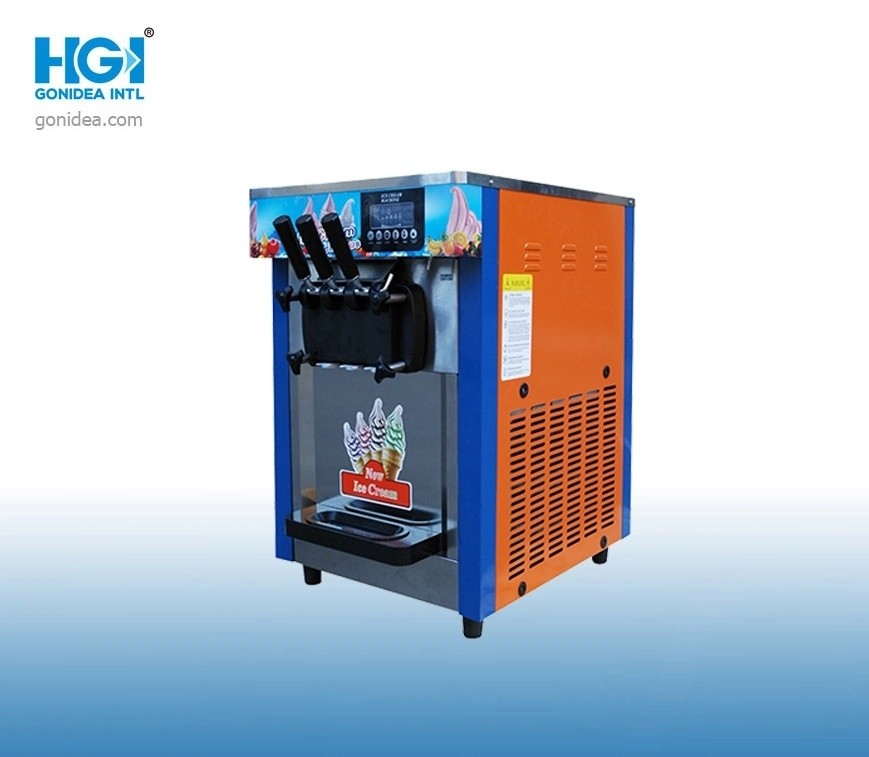 Table Top Soft Serve Making Ice Cream Machine Bql-925 110-220V