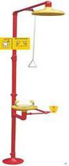 Quality Colorful SUS304 Emergency Shower And Eyewash Station With Epoxy Coated wholesale