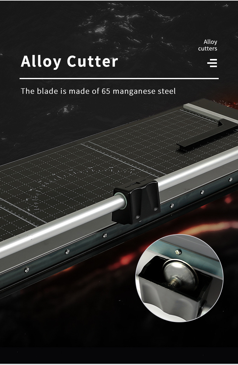 10KG Manual Precision Rotary Paper Trimmer 48 Inch Rolling Paper Cutter