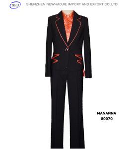 Quality Black slim pant suit for women wholesale