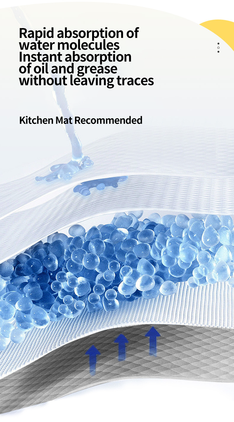 Custom Cartoon Animal Kitchen Waterproof Anti-oil Mat for Scrubbing and Fatigue Relief