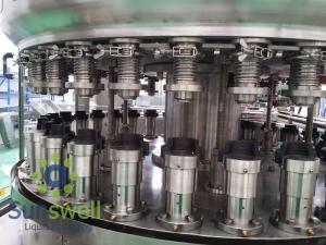 Quality Beverage Juice / Beer Soda Aluminum Can Filling Machine wholesale