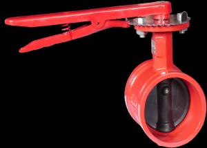Quality Hoop Butterfly Fire Protection Valves Card Line Rustproof Ductile Iron wholesale