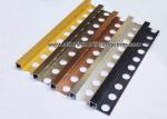 Square / Straight Edge Tile Edge Trim 8mm 9mm From Aluminum For Outside Corner