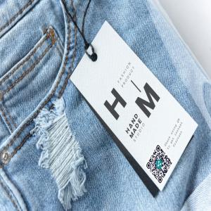 Quality 960Mhz Garments Price RFID Tag Sticker Swing Fabric Care Tags wholesale