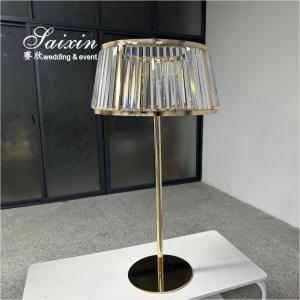 Quality Gold Stand Crystal Shade Centerpieces For Wedding Centerpieces wholesale