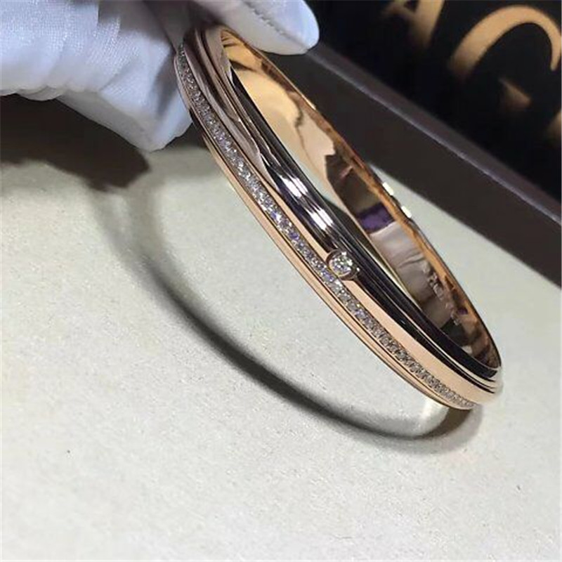 Luxury jewe factory bracelet gold diamond bracelet 18k gold white gold yellow gold rose gold diamond bracelet
