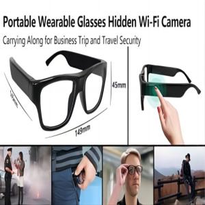 Quality Wearable Wearable WIFI Video Glasses FHD 1080P 30FPS Vlog Camera Recorder wholesale