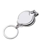 Sublimation Blanks Sublimation Nail Clipper Keychain DIY Stainless Steel Nail