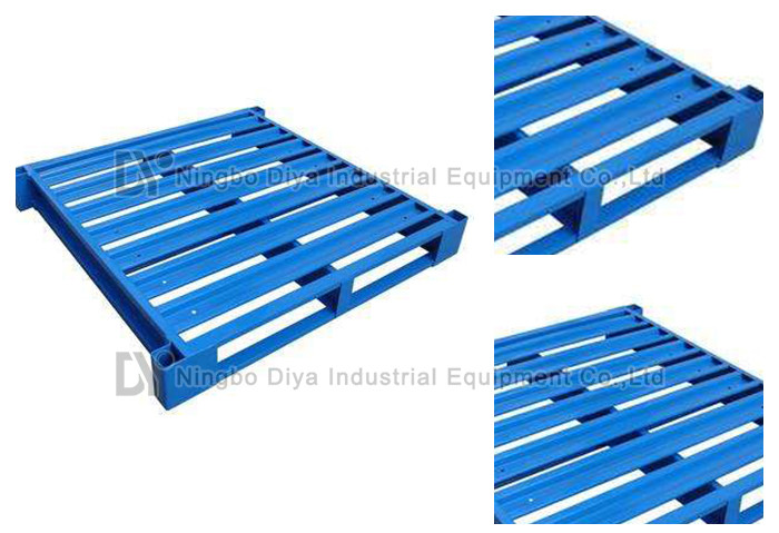 Durable Storage Steel Stacking Rack System , Powder Coated Teardrop Pallet Rack