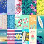 Digital Printed Quick Dry Beach Towel , Travel Beach Towel Promotional Large