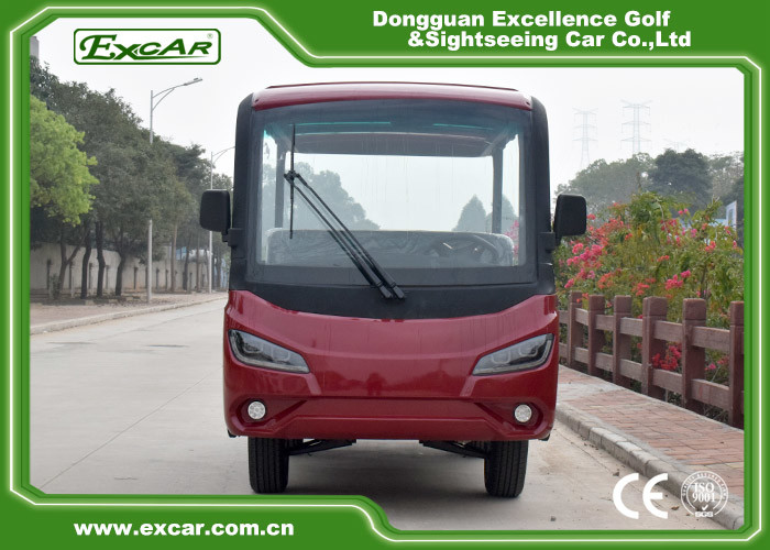 EXCAR white 11 Seater 72V Electric Sightseeing Bus With Storage Basket