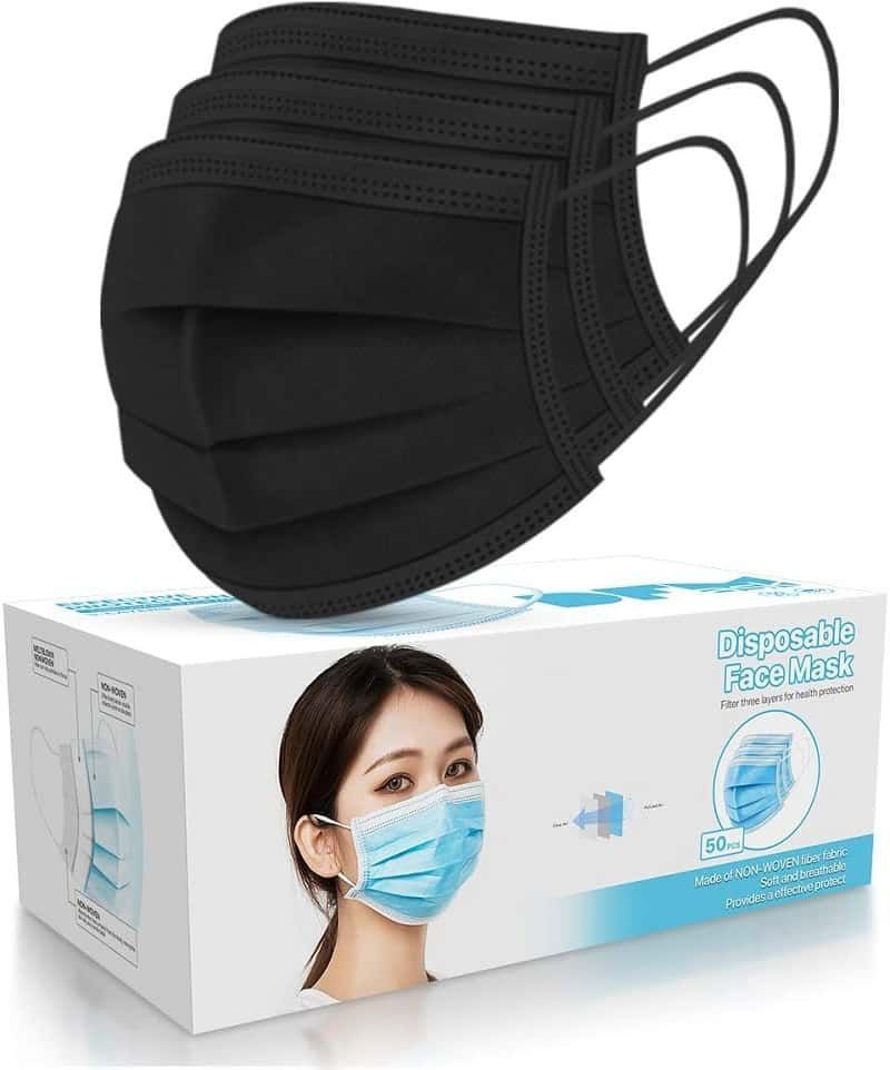 Breathable Comfortable 3 Ply Medical Disposable Face Mask with Elastic Earloop