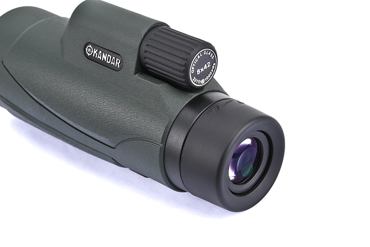 Roof Prism 8X Magnification KANDAR Monocular Telescope for Birdwatching Waterproof